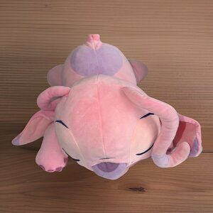 Disney Angel Cuddleez Plush Sleeping Lilo & Stitch Large 25'' 2019 EUC